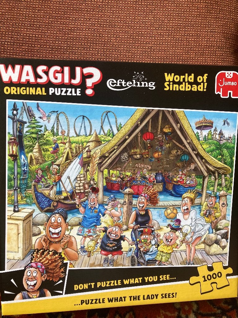 WASGIJ puzzel, Ophalen, 500 t/m 1500 stukjes, Zo goed als nieuw, Legpuzzel