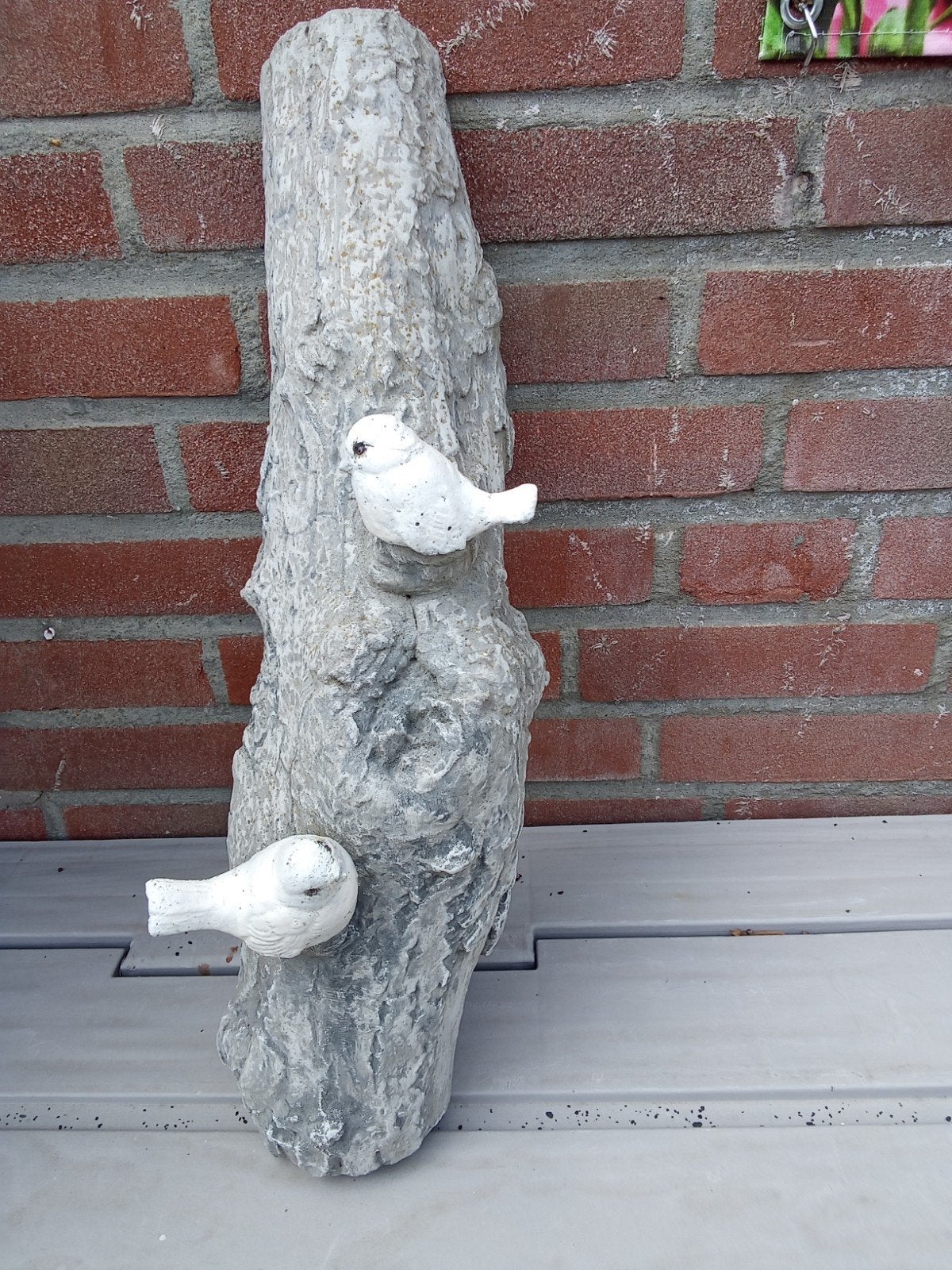 Betonnen ornament 2 vogels, Tuin en Terras, Ophalen