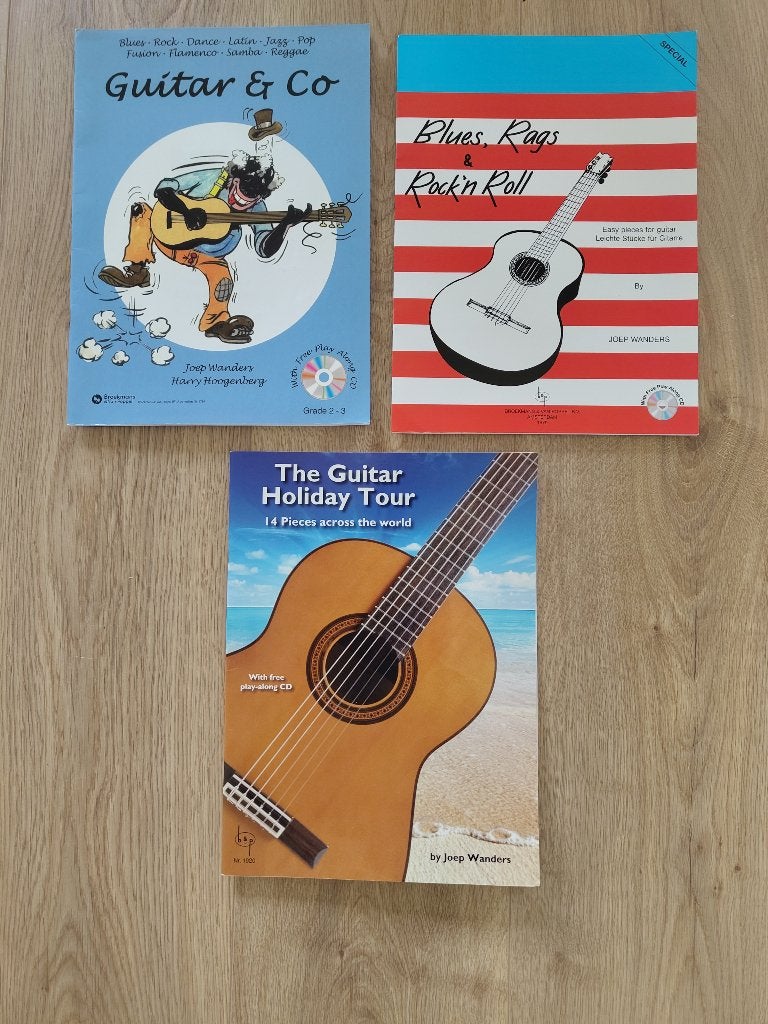 Gitaarboeken Joep Wanders, Muziek en Instrumenten, Bladmuziek, Gitaar, Ophalen of Verzenden, Zo goed als nieuw, Artiest of Componist