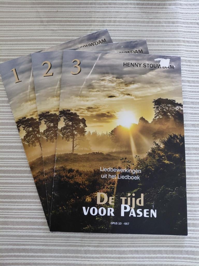 De Tijd Voor Pasen - Henny Stouwdam (deel 1, 2 en 3), Orgel, Ophalen of Verzenden, Zo goed als nieuw, Thema