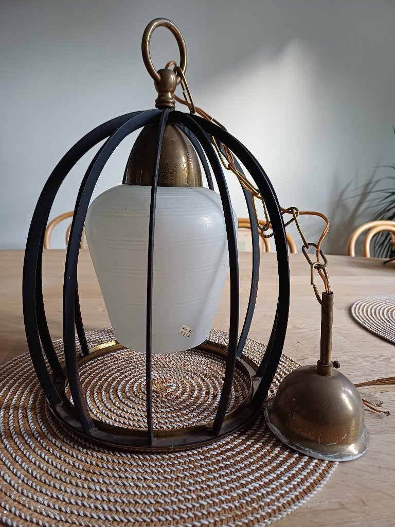 Vintage Italiaanse kooilamp, Antiek en Kunst, Antiek | Lampen, Ophalen