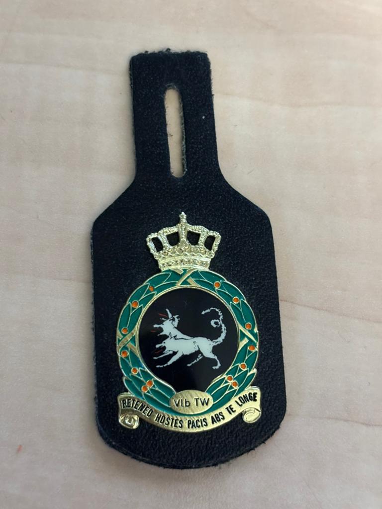 Borstzakhanger vliegbasis twenthe, Verzamelen, Ophalen of Verzenden, Landmacht, Nederland, Embleem of Badge