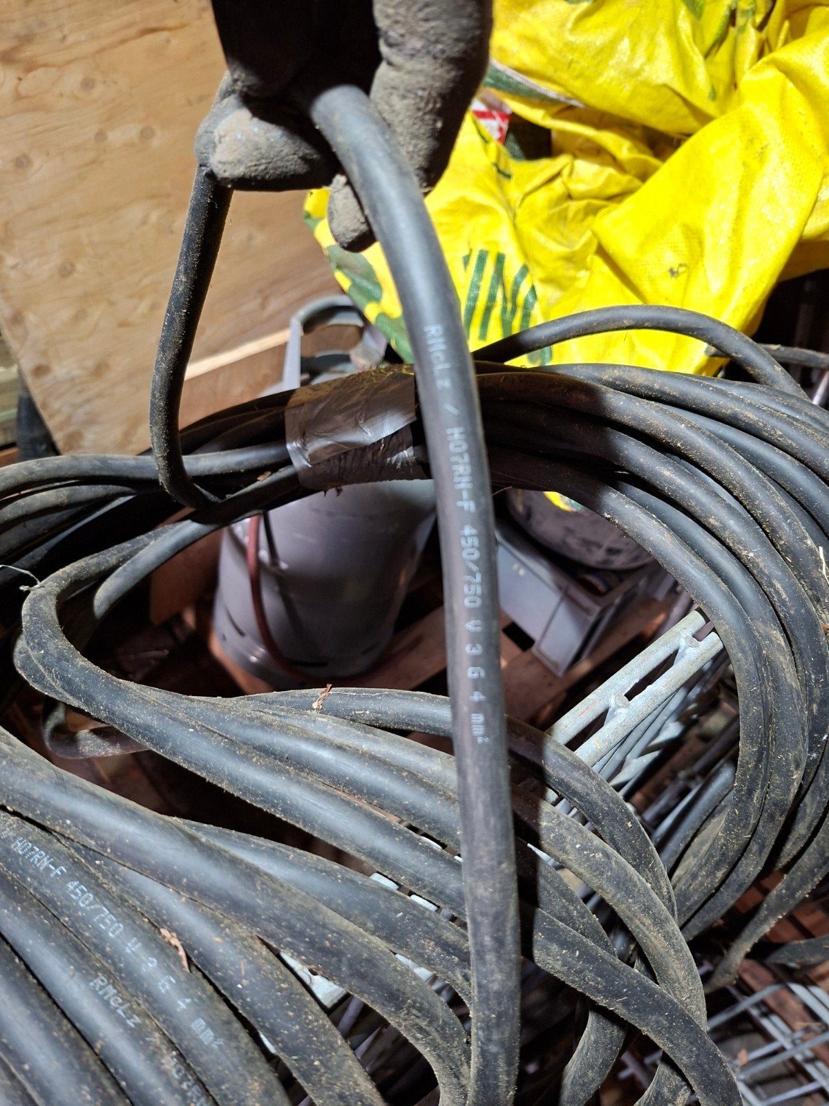 schuuropruiming. 3 draad  3x4 mm², Doe-het-zelf en Verbouw, Ophalen, Kabel of Snoer