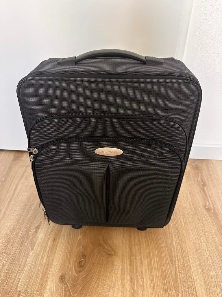 Samsonite Upright 50 handbagage koffer, Ophalen, Gebruikt, 50 tot 60 cm, Zacht kunststof