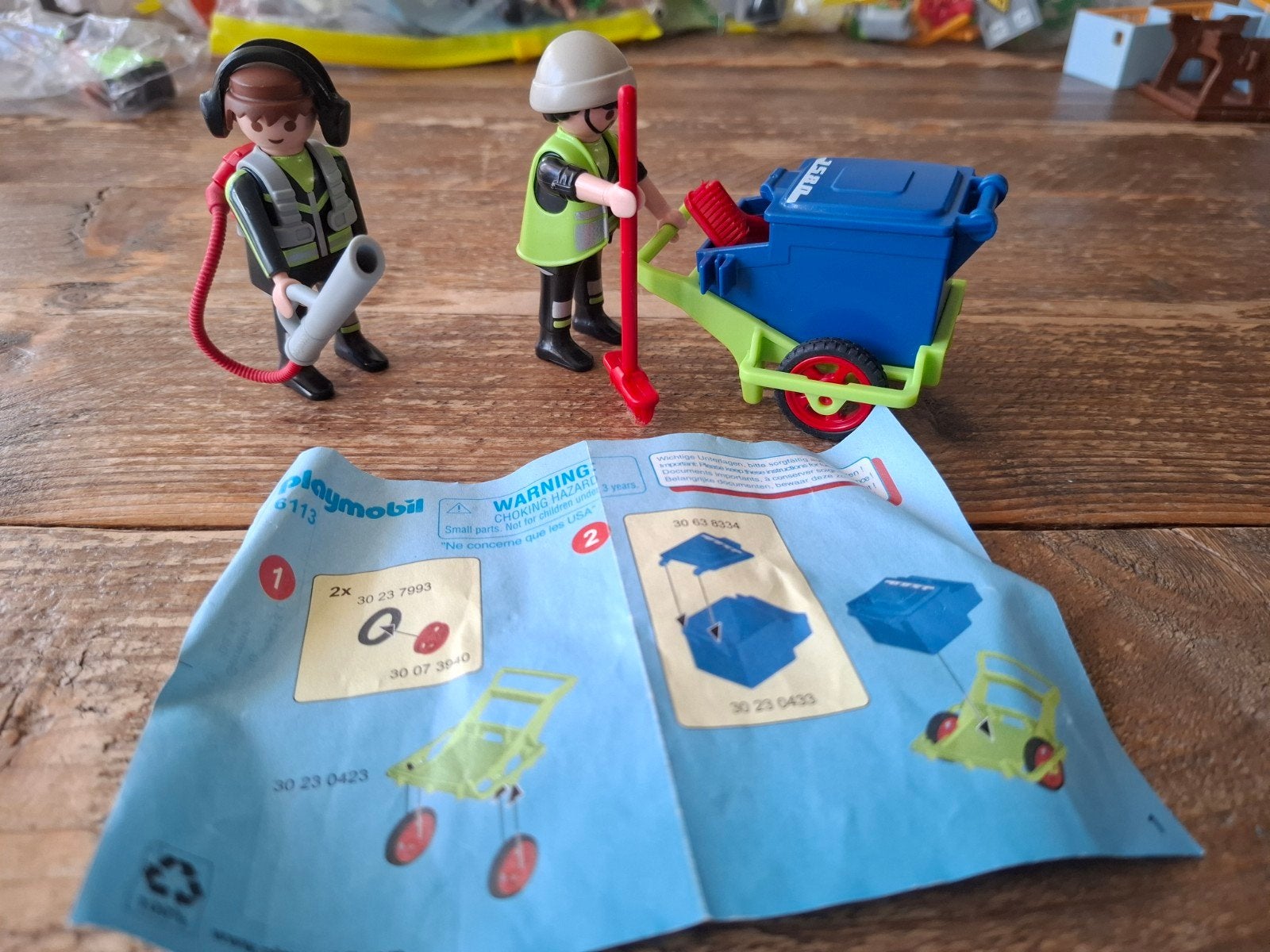 Playmobil 6113 Stadsreiniging met Veegwagen, Kinderen en Baby's, Gebruikt, Complete set, Voertuig, Ophalen of Verzenden