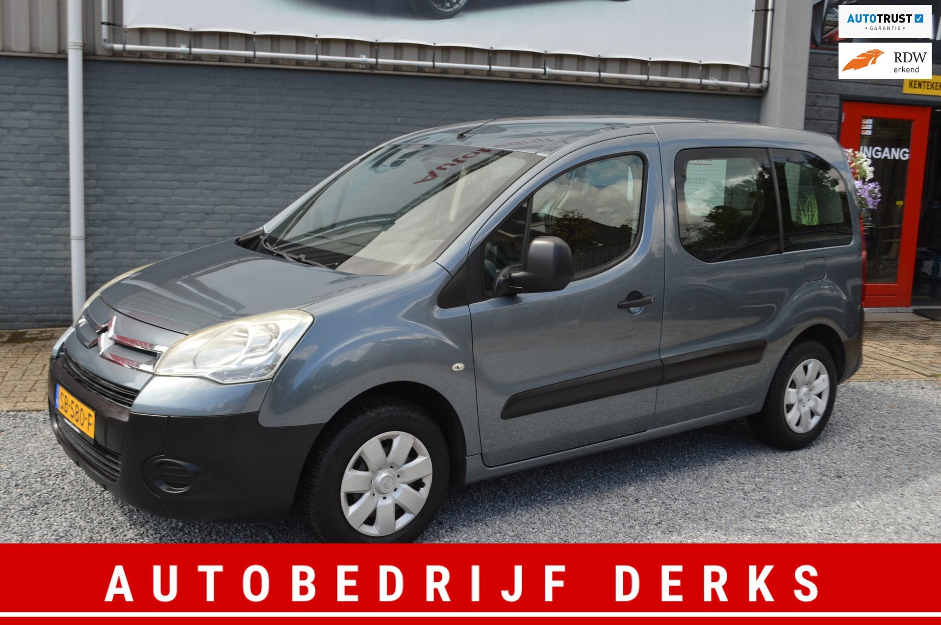 Citroen Berlingo 1.6 VTi Multispace Airco | Schuifdeur | 5Pe, Auto's, Voorwielaandrijving, Euro 5, Gebruikt, 4 cilinders