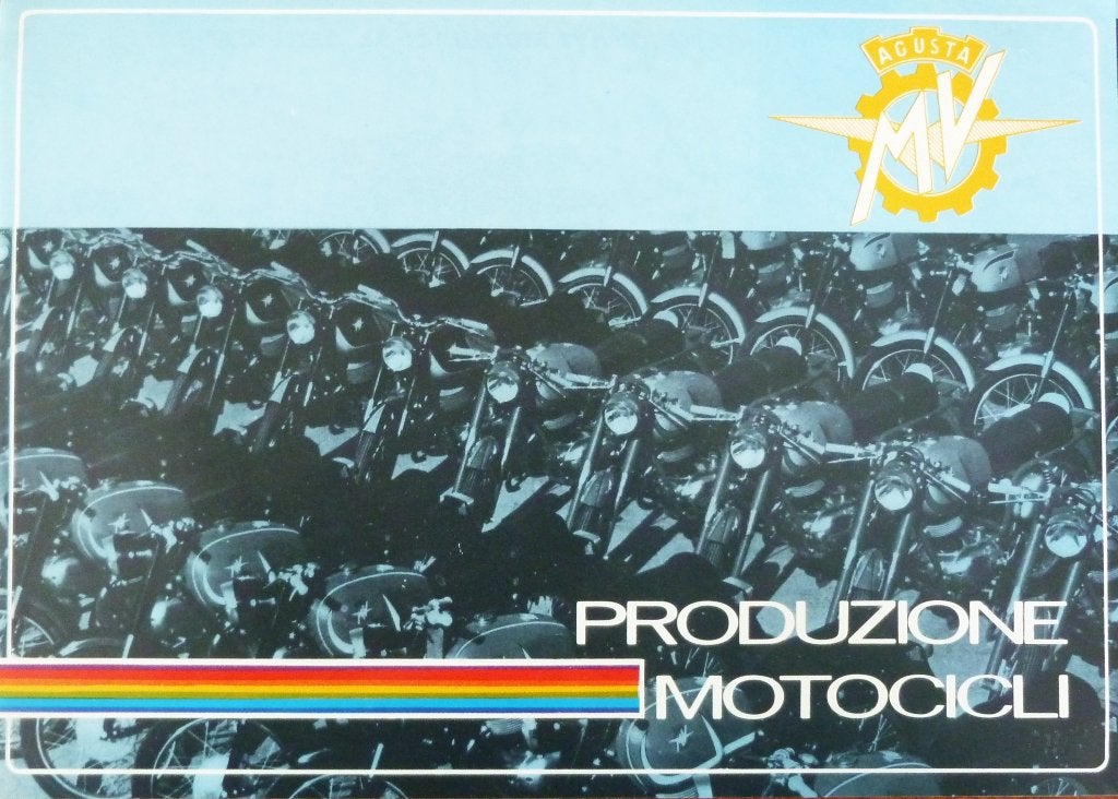 Folder MV AGUSTA Produzione 1968, Motoren, Ophalen of Verzenden, MV Agusta