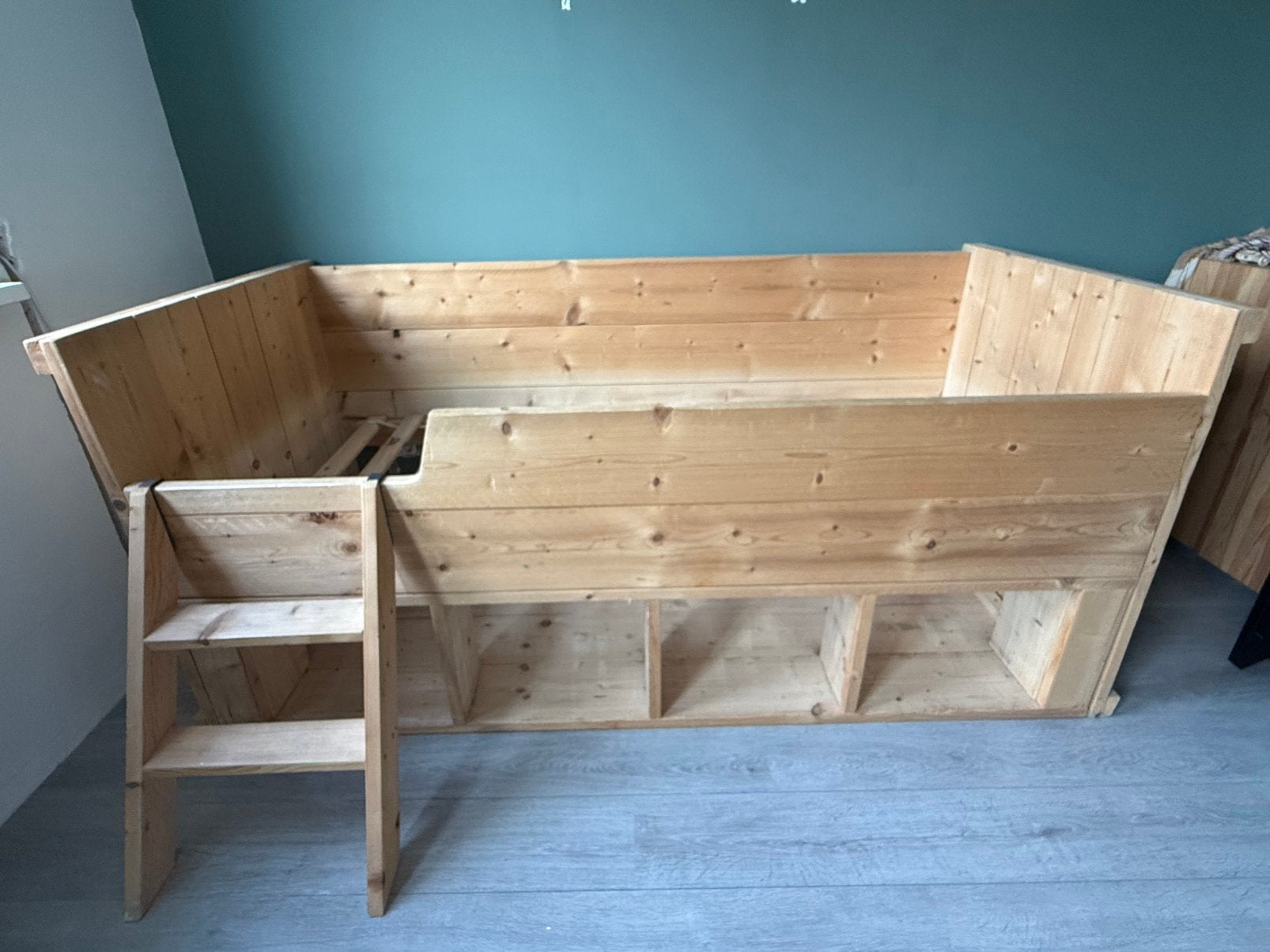 Kajuit bed, Ophalen, 85 tot 100 cm, Zo goed als nieuw, Matras
