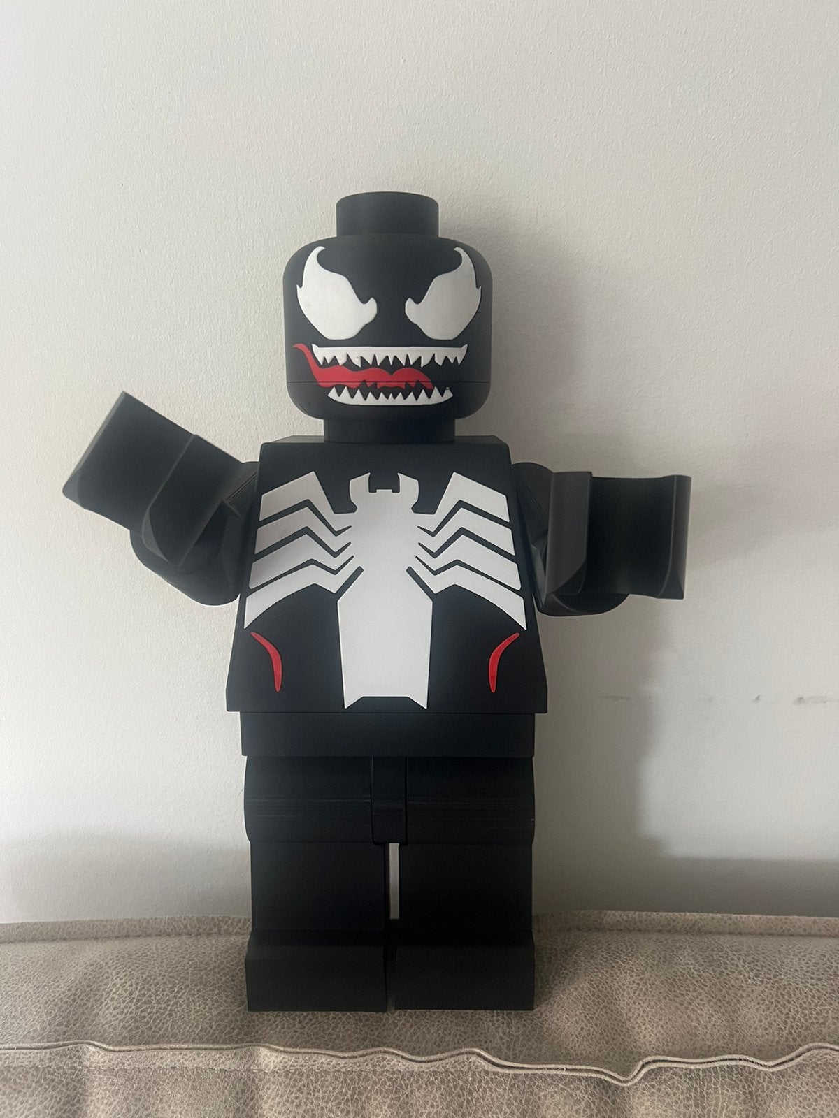 Lego venom 3d print 40cm, Ophalen of Verzenden, Zo goed als nieuw, Steen, Aardewerk of Keramiek, Dier