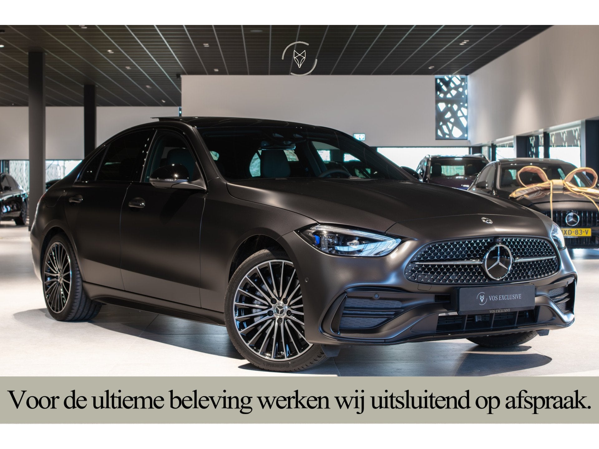 Mercedes-Benz C-Klasse 300 e AMG Magno|Nappa|Night|Rij-assis, Automaat, Achterwielaandrijving, Lederen bekleding, Bedrijf