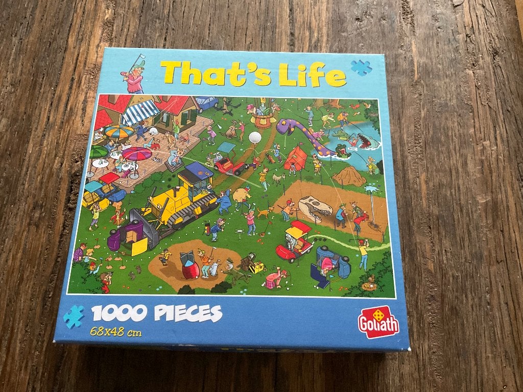 Goliath legpuzzel 1000 stukjes, Ophalen of Verzenden, 500 t/m 1500 stukjes, Zo goed als nieuw, Legpuzzel