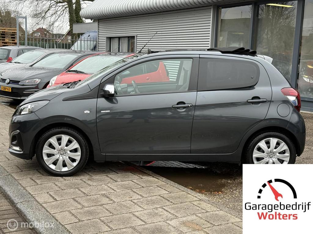 Peugeot 108 1.0 e-VTi Collection TOP! OPENDAK CARPLAY 1E EIG, Voorwielaandrijving, Stof, Zwart, Met garantie (alle)