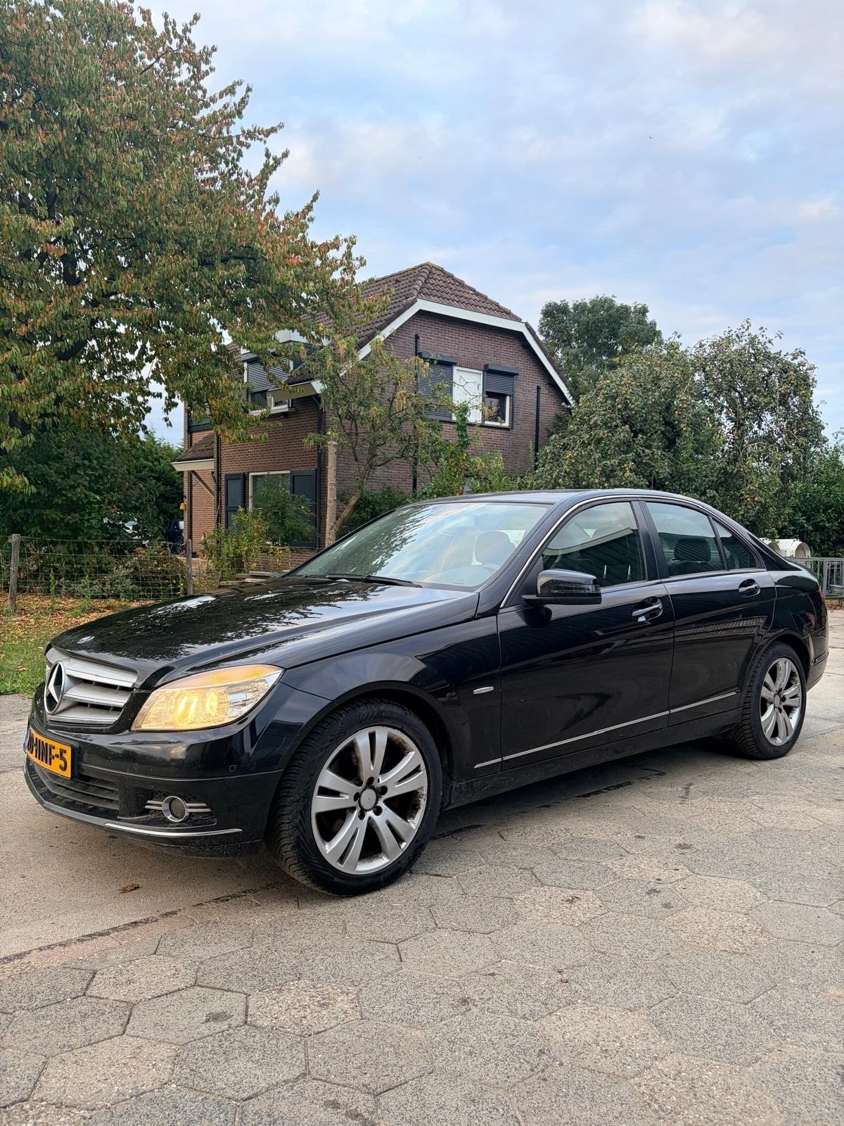 Mercedes-Benz C-Klasse 2.2 CDI C200 Sedan 2009 Zwart, 4 cilinders, Zwart, Origineel Nederlands, Particulier