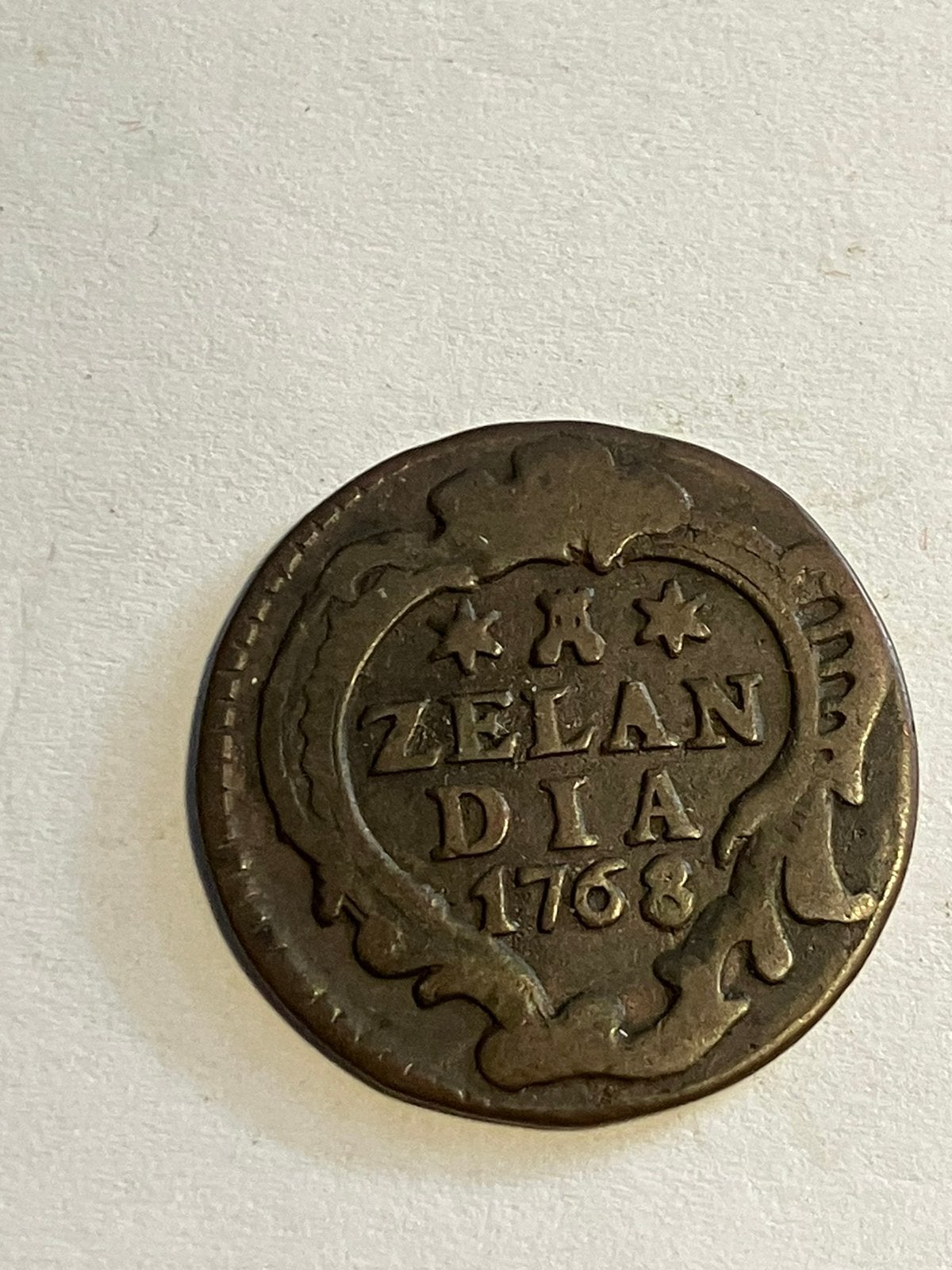Duit Zeeland 1768 arab. 1, Ophalen of Verzenden, Vóór koninkrijk, Overige waardes
