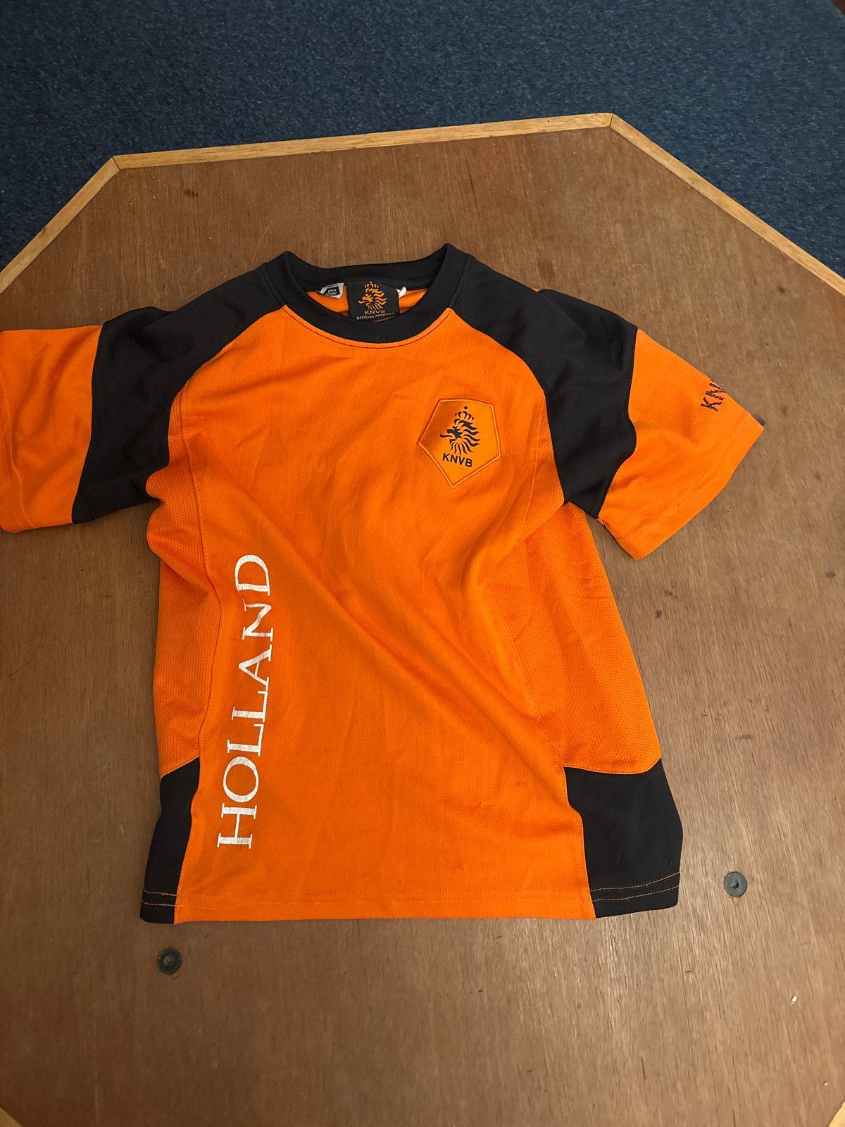 Oranje KNVB Voetbalshirt V. Persie Maat 136, Kinderen en Baby's, Ophalen of Verzenden, Gebruikt, Jongen, Shirt of Longsleeve
