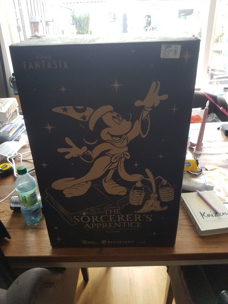 Groot Disney (Mickey) beeld., Verzamelen, Ophalen, Mickey Mouse, Zo goed als nieuw, Beeldje of Figuurtje