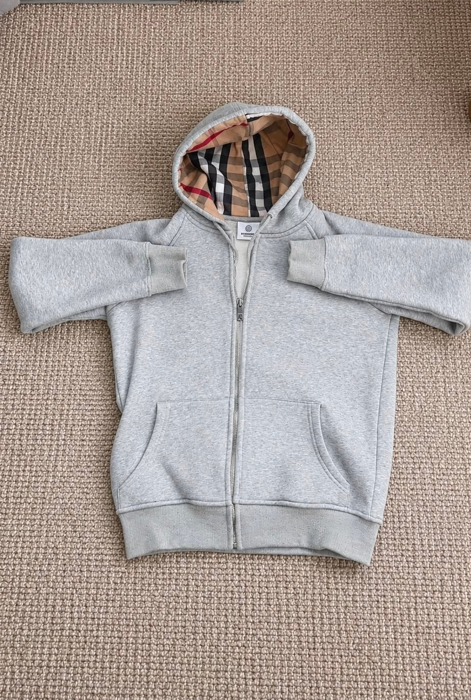 Burberry zip-up Xs, Kleding | Heren, Truien en Vesten, Ophalen of Verzenden, Zo goed als nieuw, Maat 46 (S) of kleiner, Grijs