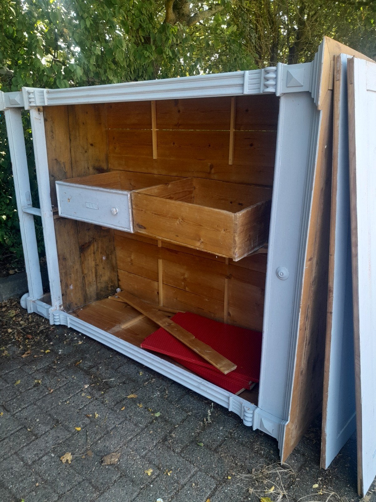 grenen garderobe kast, Ophalen, Gebruikt, 50 tot 75 cm, 150 tot 200 cm