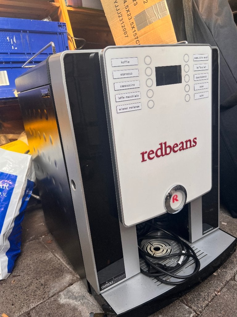 Redbeans Koffiemachine / Horeca Koffieautomaat – Defect, Witgoed en Apparatuur, Koffiezetapparaten, Ophalen, Gebruikt, 10 kopjes of meer