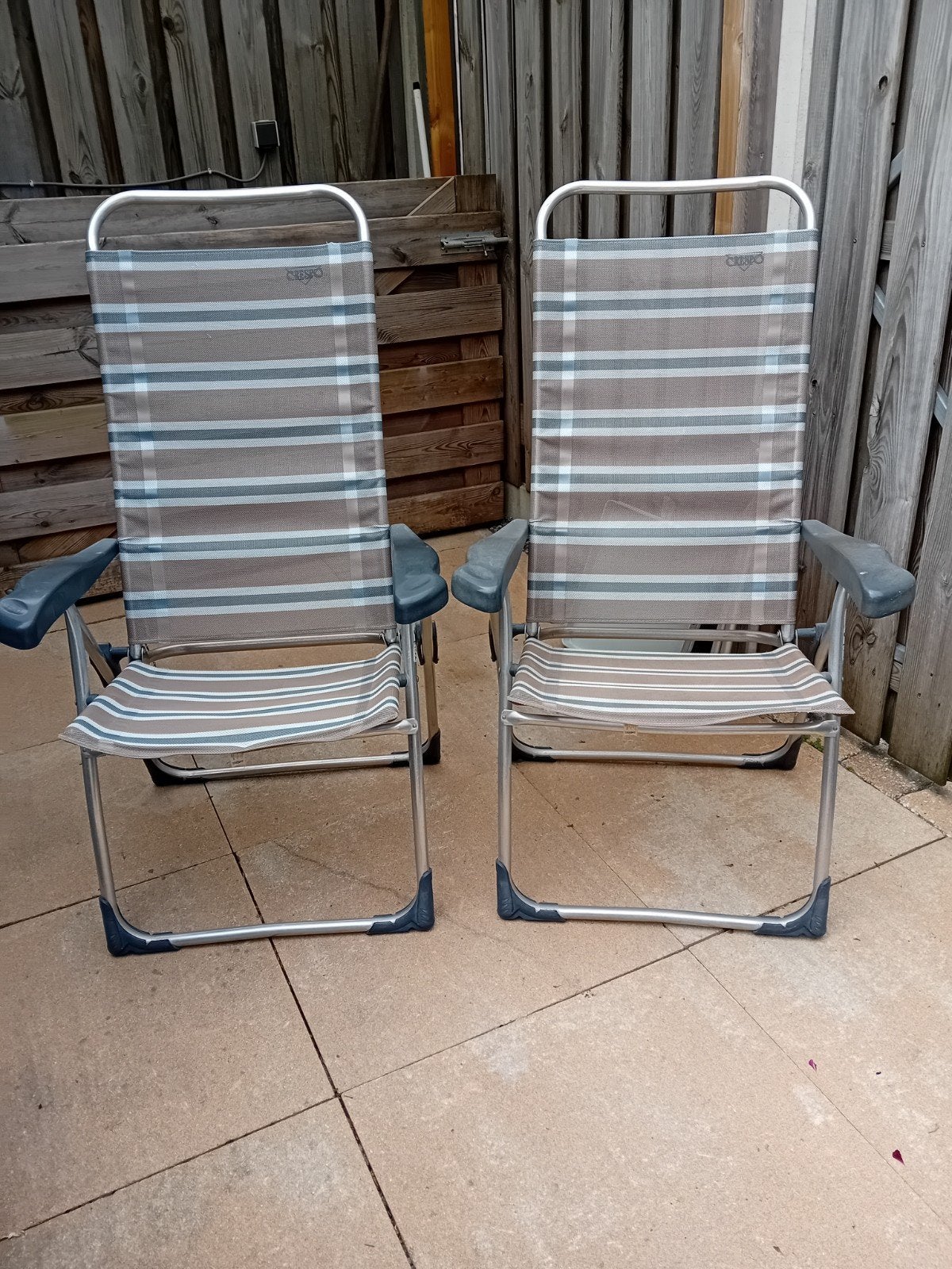 2 Crespostoelen, Caravans en Kamperen, Ophalen, Campingstoel
