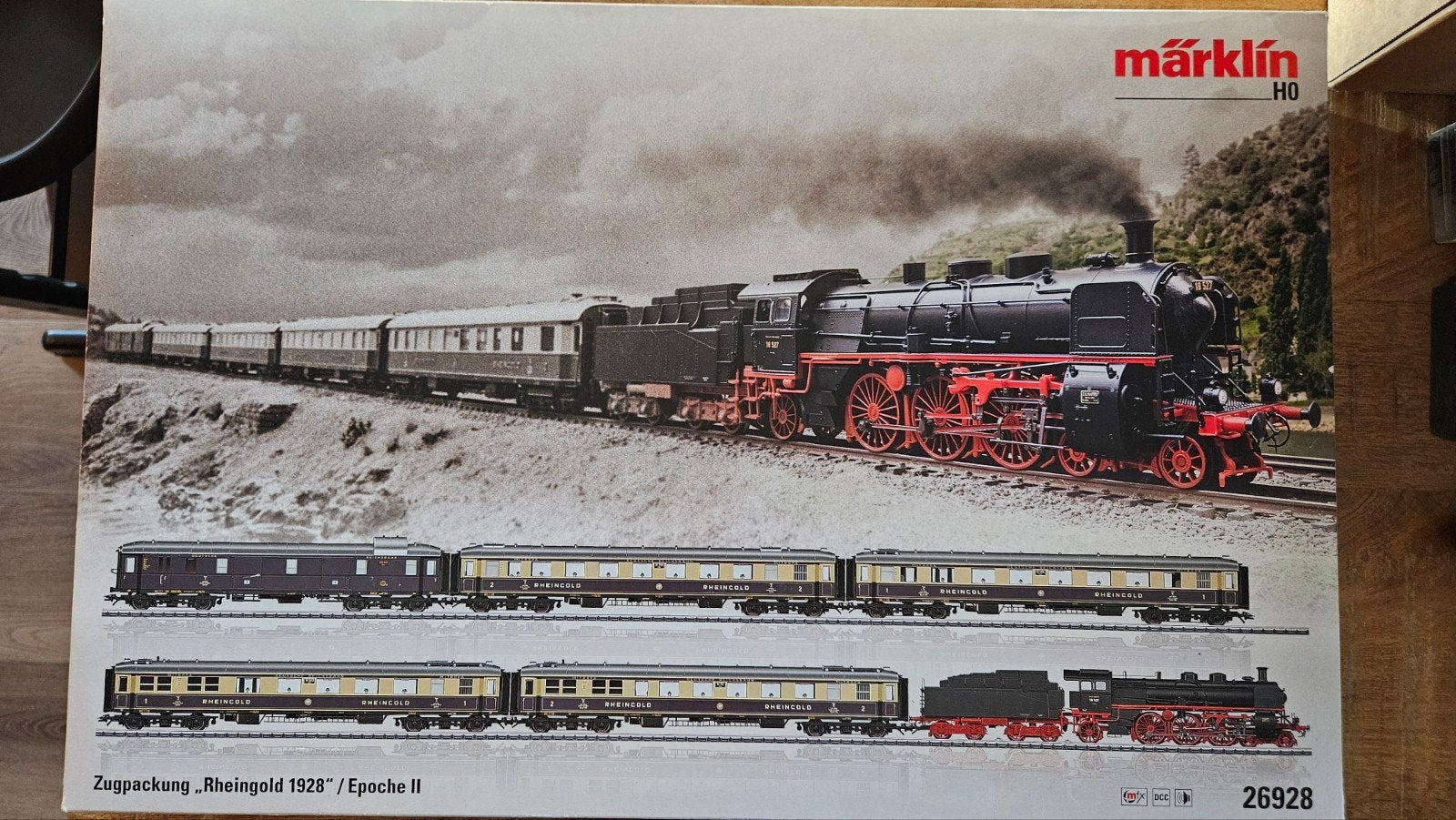 Marklin 26928 Rheingold 1928 treinset MFX+, Wisselstroom, Treinset, Ophalen of Verzenden, Zo goed als nieuw