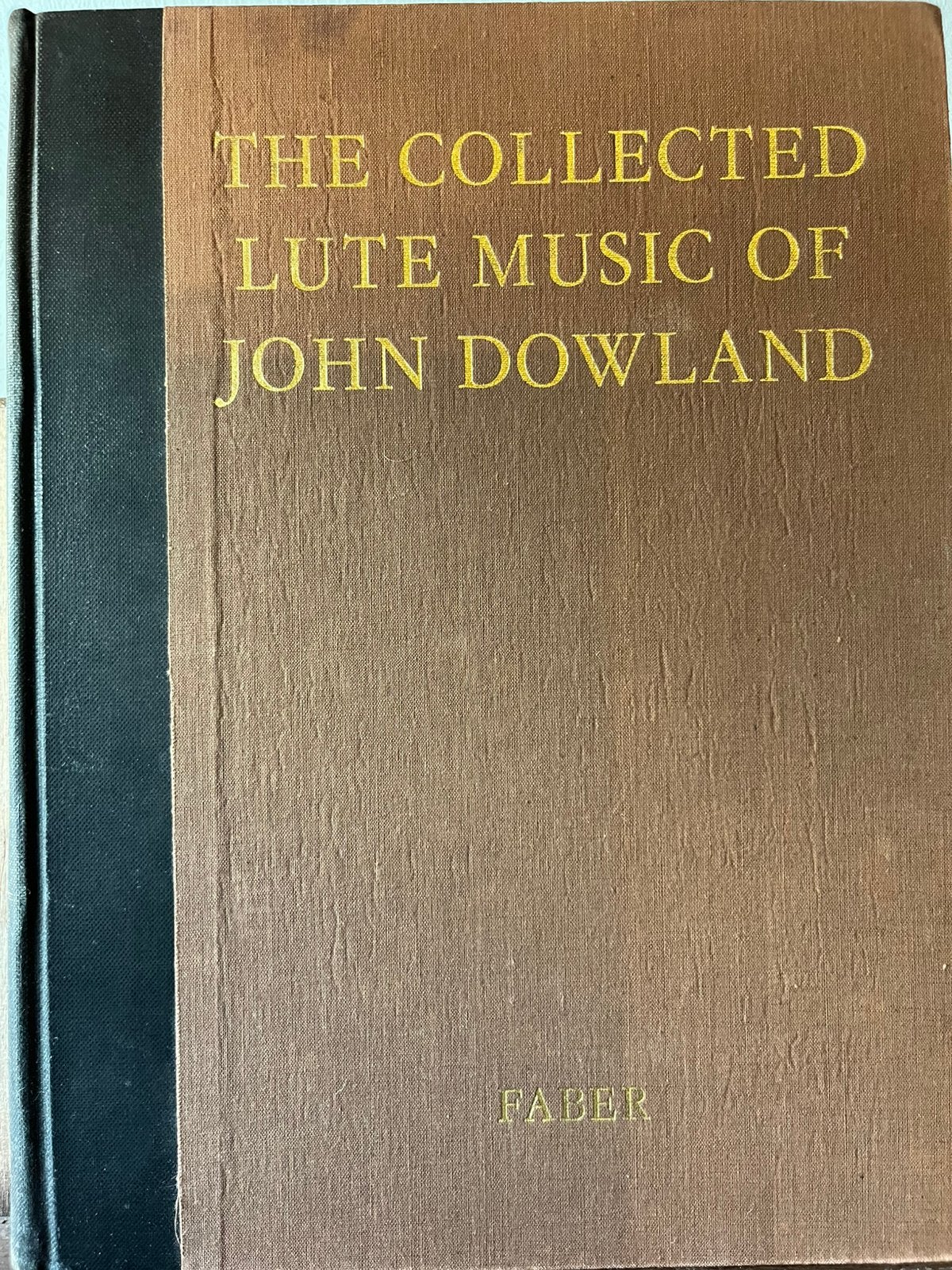 Bladmuziek luit John Dowland Collected lute music score, Ophalen, Gebruikt, Artiest of Componist