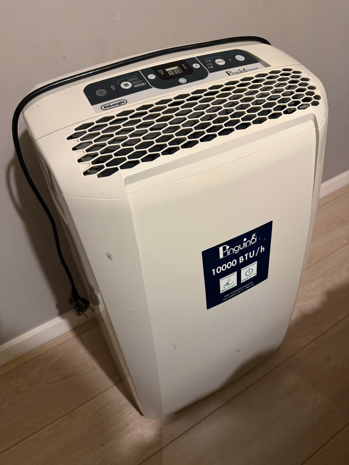 De'Longhi Pinguino Silent PAC CN92 Mobiele Airco, Ophalen, Gebruikt, 3 snelheden of meer, Koelen en Ontvochtigen