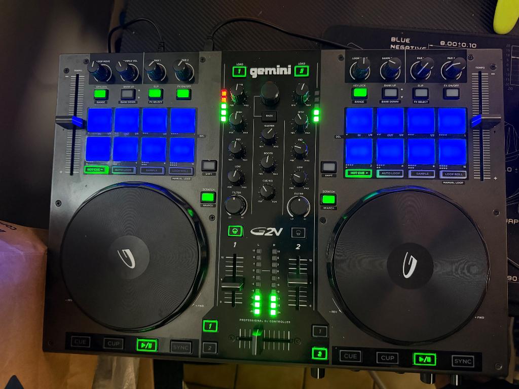 Gemini G2V, Ophalen, Zo goed als nieuw, Dj-set, Overige merken