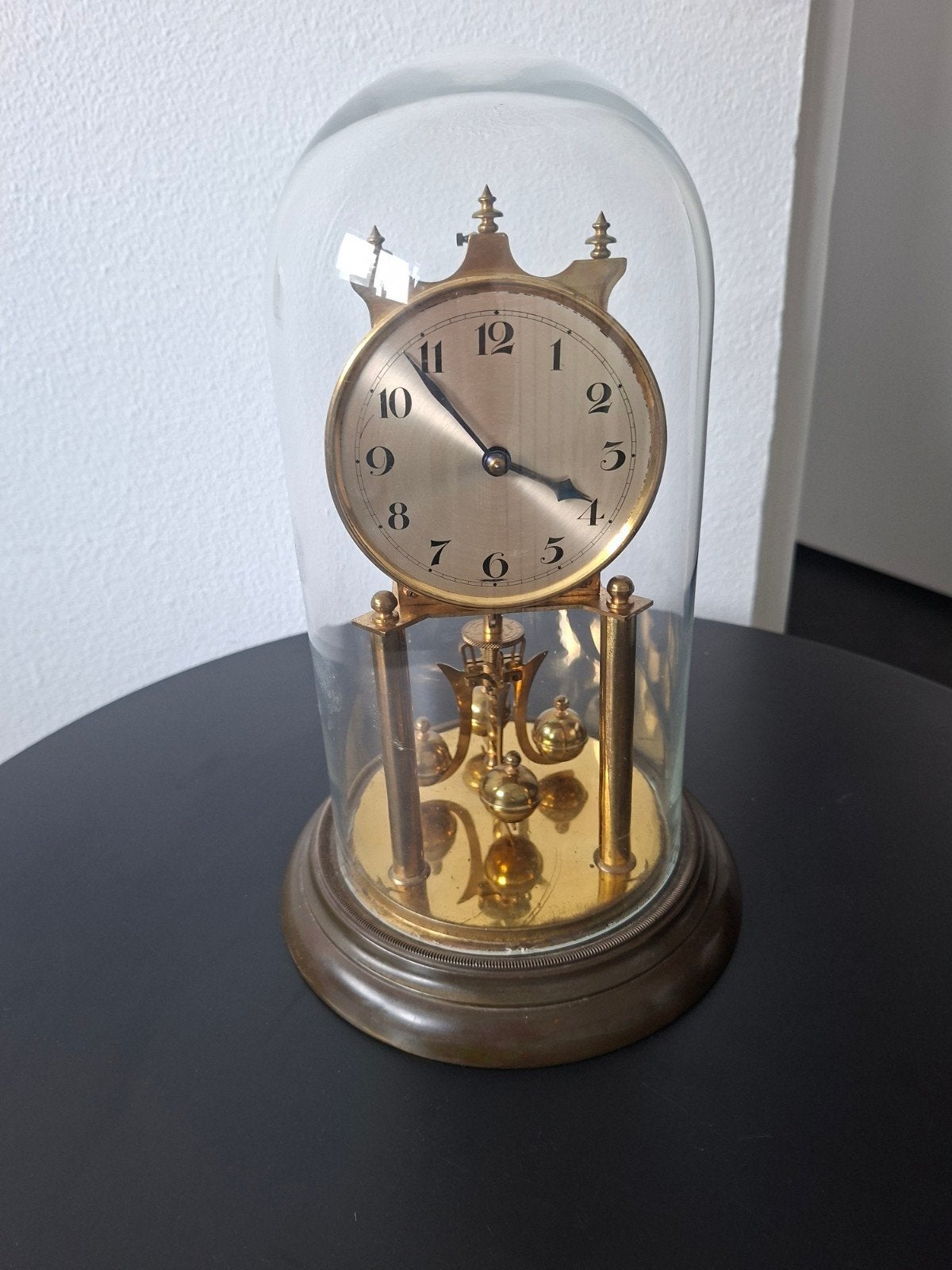 Duitse 400-dagen klok / jaarpendule (Delta) – COMPLEET MET G, Antiek en Kunst, Ophalen