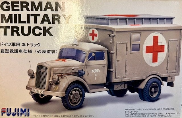 Coelianmodels, Fujimi 72231, Opel Blits 3 ton, 1/72, € 19,99, Fujimi, Nieuw, Ophalen of Verzenden, Tank