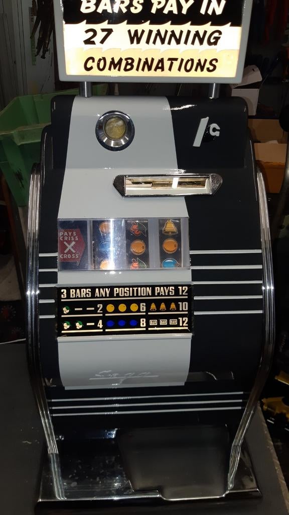 Mooie Sega Gokkast - Werkt Perfect op Guldens, Verzamelen, Automaten | Gokkasten en Fruitautomaten, Gulden, Ophalen of Verzenden