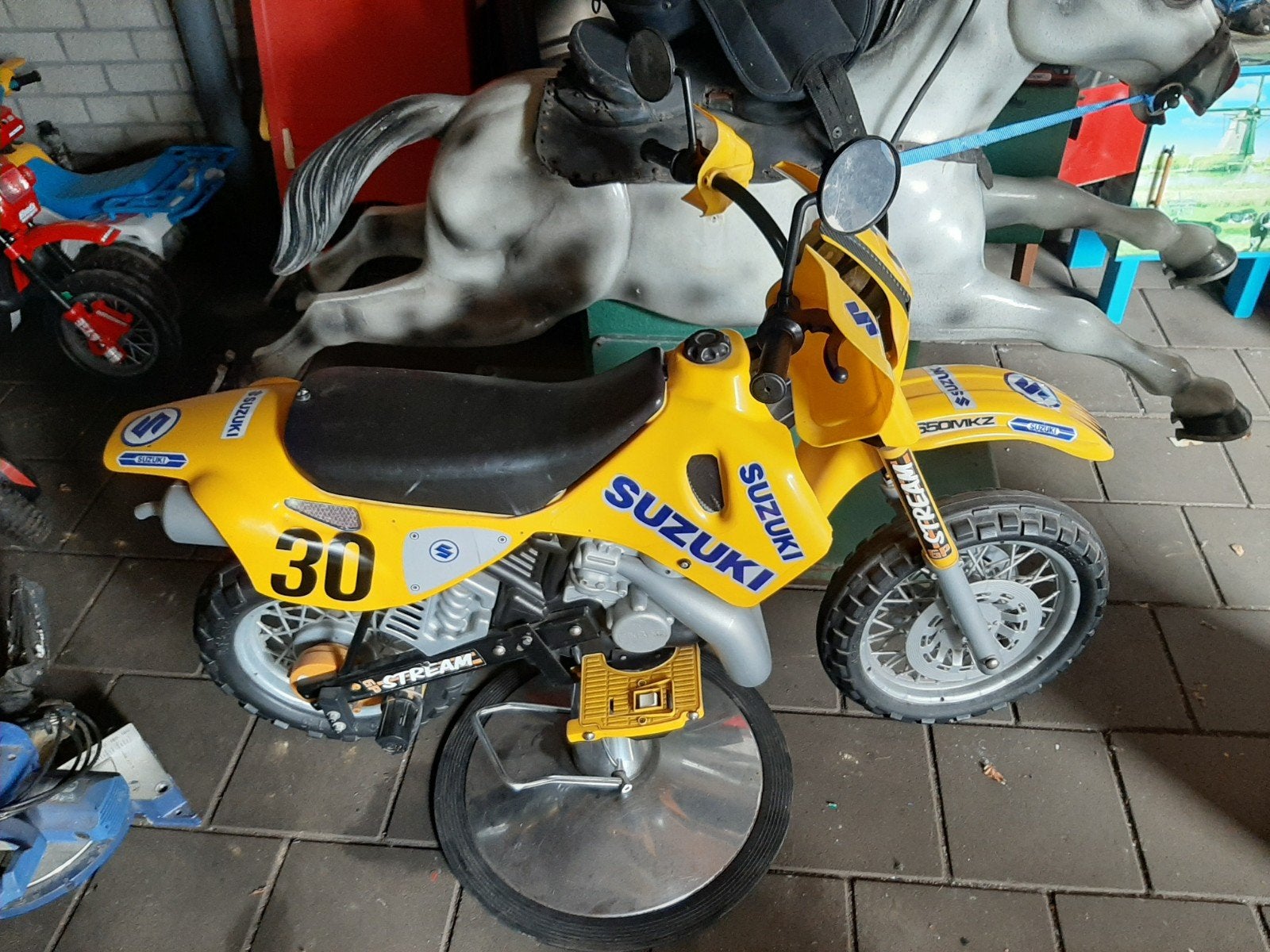 Kinder crossmotor kapperstoeltje, Ophalen, Stoel(en)