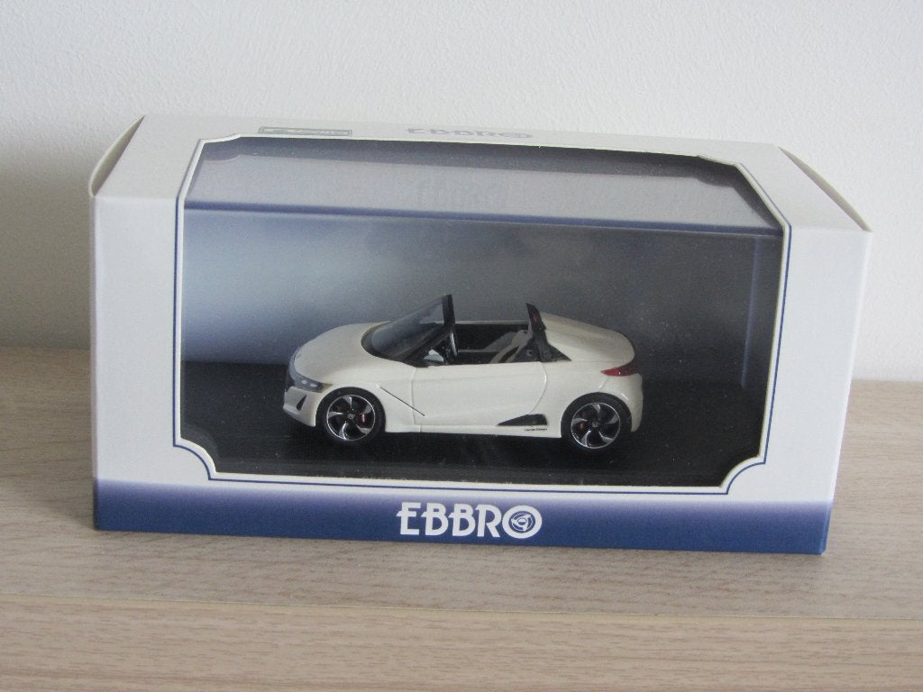Ebbro 45231 Honda S660 Tokyo Motor Show 2013 Pearl White, Ophalen of Verzenden, Nieuw, Auto, Overige merken