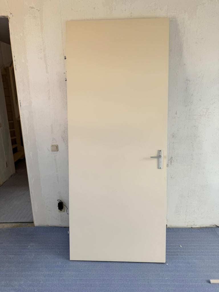 Gratis 8x Houten opdekdeur 93 x 228 cm, Doe-het-zelf en Verbouw, Deuren en Horren, Ophalen, Zo goed als nieuw, Binnendeur, 200 tot 215 cm