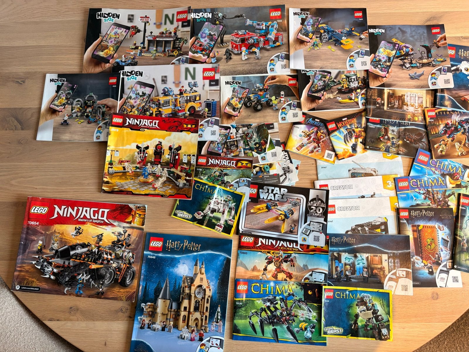 Grote partij LEGO met handleidingen, Ophalen, Gebruikt, Overige merken