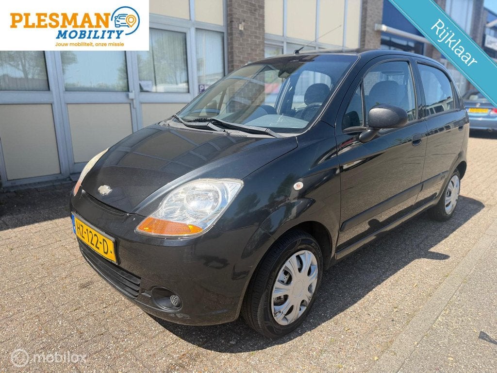 Chevrolet Matiz 0.8 Pure, Nwe Koppeling, Onderhoud, Nwe APK!, Voorwielaandrijving, Stof, Gebruikt, Zwart