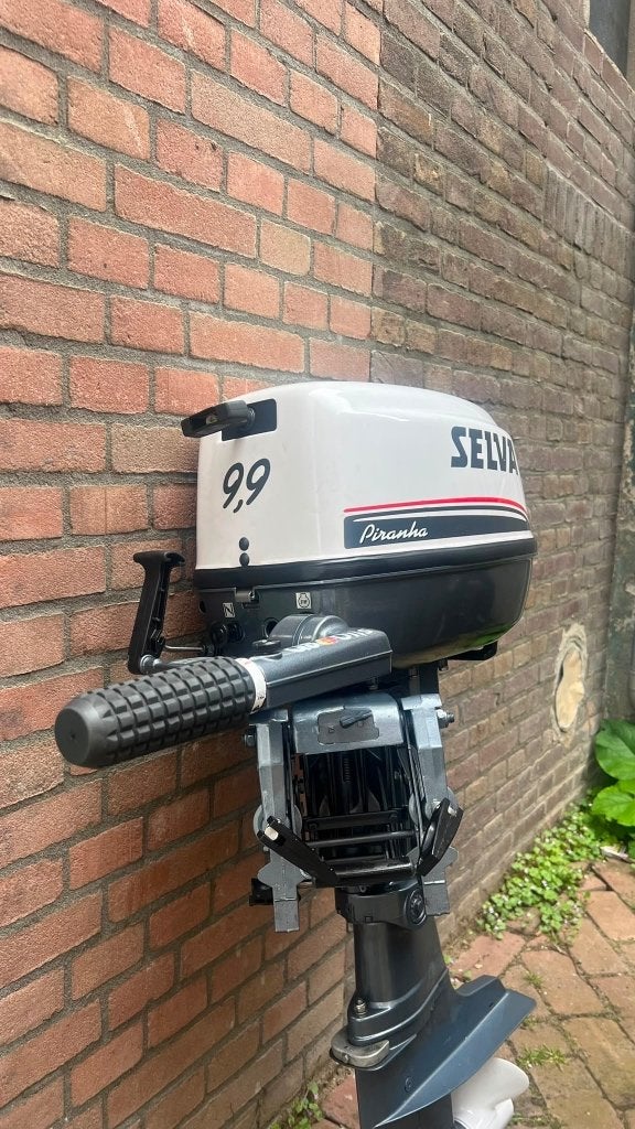 Yamaha Selva 9.9 PK buitenboordmotor kortstaart, Watersport en Boten, Ophalen, 5 tot 10 pk, Viertaktmotor, Zo goed als nieuw