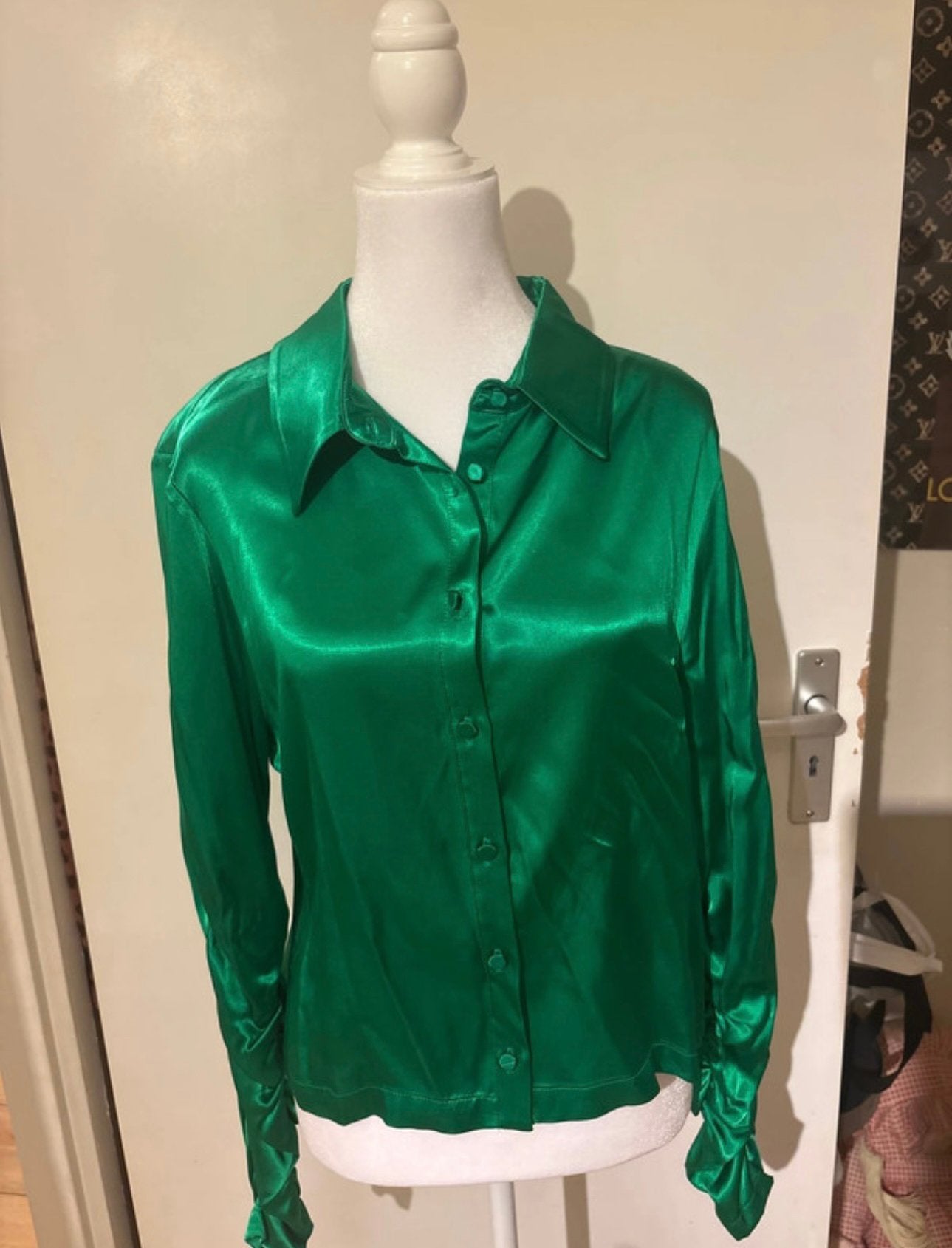 Zara satijnen blouse, Ophalen of Verzenden, Zo goed als nieuw