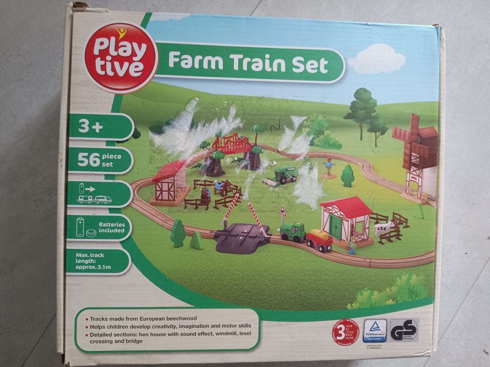 Farm train set compleet met boekje, Ophalen of Verzenden, Zo goed als nieuw