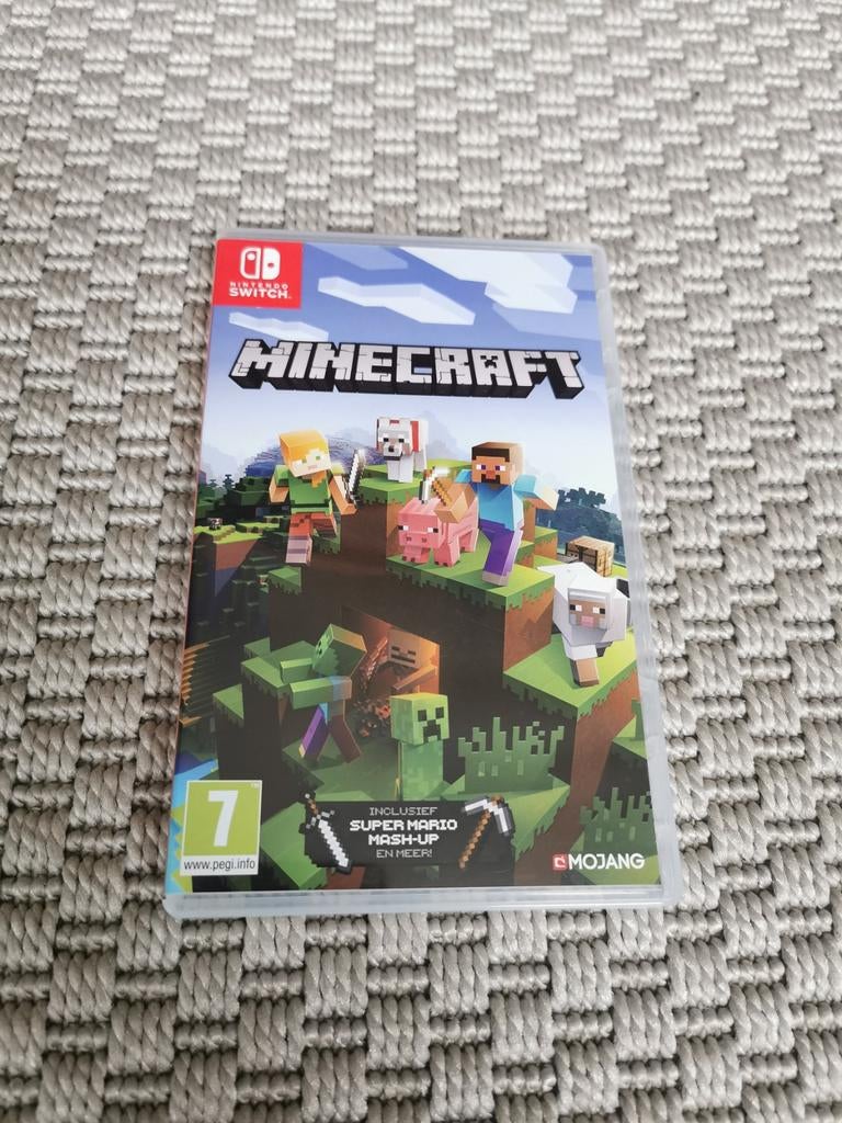 Minecraft Nintendo Switch inclusief Super Mario Mash-up, Spelcomputers en Games, Ophalen, Zo goed als nieuw