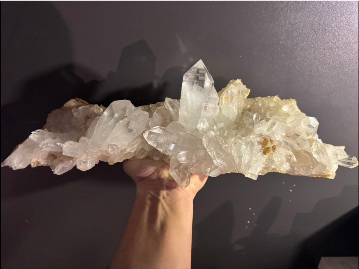 Bergkristal clusters topkwaliteit, Verzamelen, Ophalen of Verzenden, Mineraal