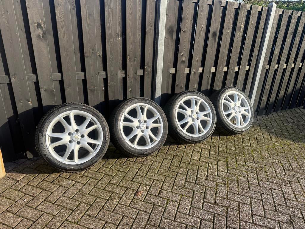 Originele porsche cayenne velgen 20 inch 5x130, Auto-onderdelen, Banden en Velgen, Ophalen, Gebruikt, 275 mm, Banden en Velgen