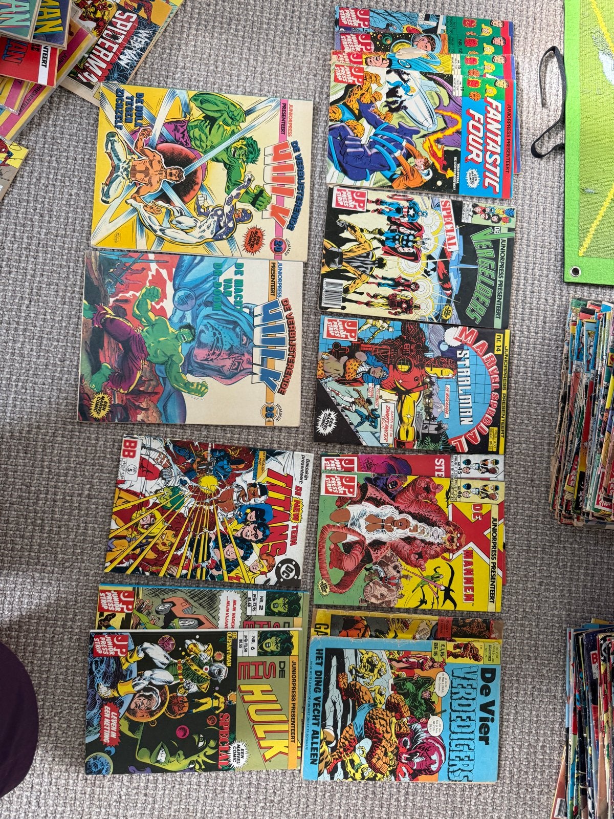 Vintage Marvel Stripboeken Bundel: Hulk, Fantastic Four, X-M, Boeken, Stripboeken, Meerdere stripboeken, Ophalen of Verzenden