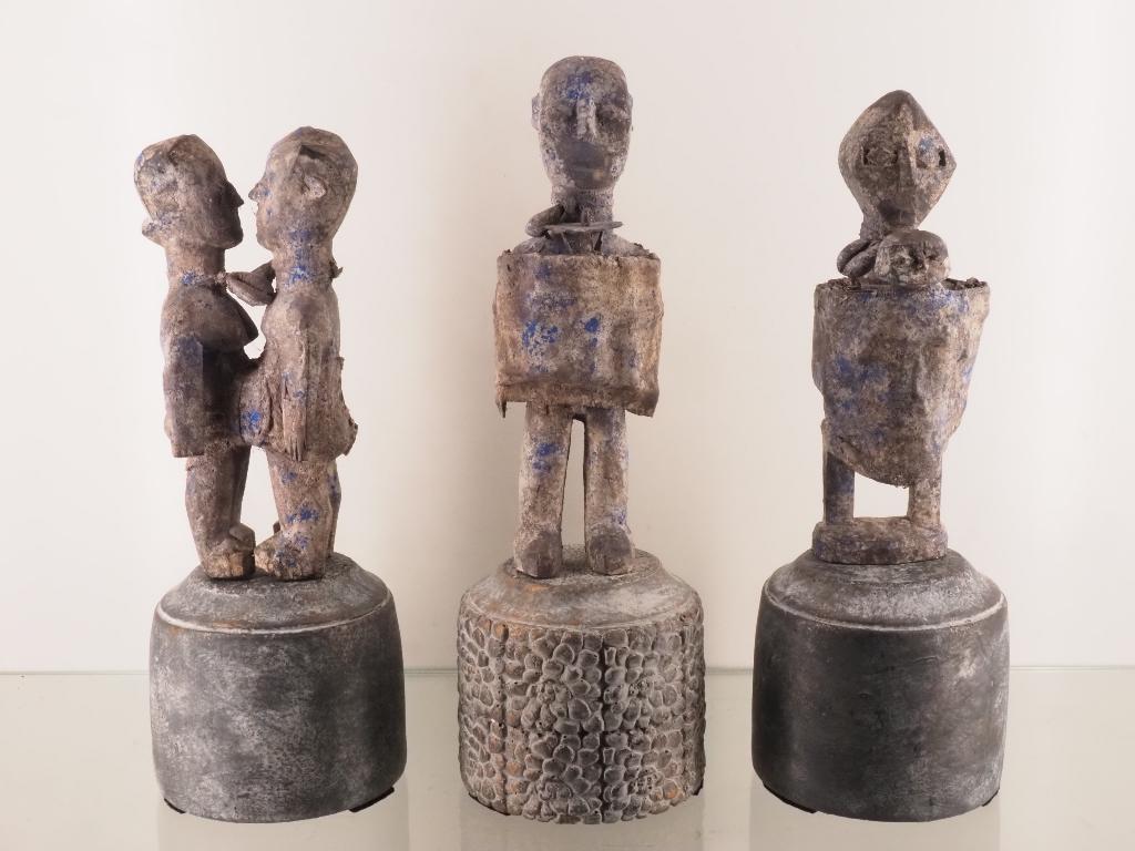 Verzameling Voodoo Fetish beelden Adan Ewe GHANA (161026-01), Ophalen of Verzenden