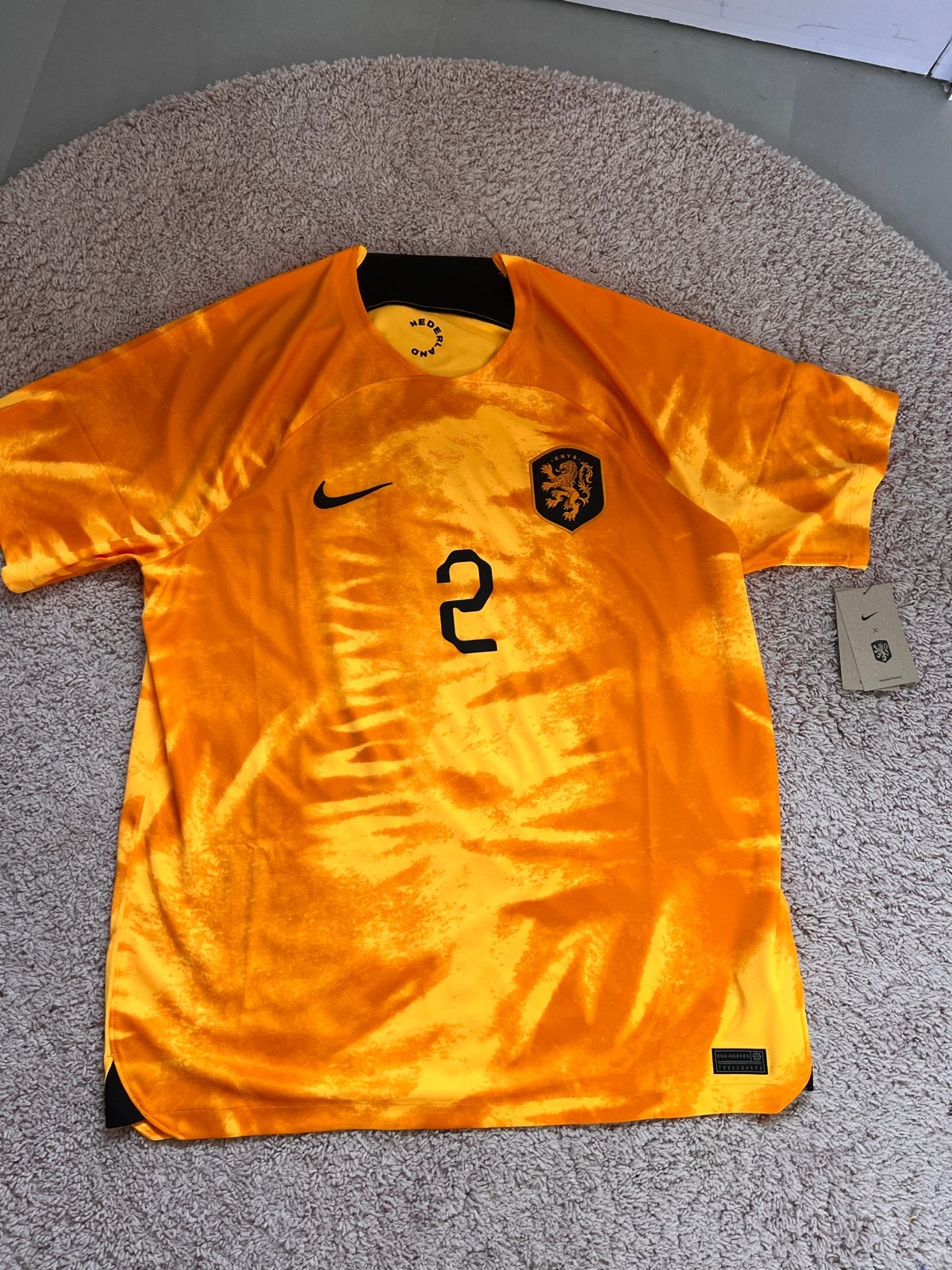 Nederlands Elftal Thuisshirt 2022/2023 - Timber #2 - Maat XL, Groter dan maat XL, Ophalen of Verzenden, Nieuw, Shirt