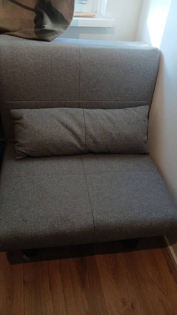 mooie compacte zit/slaapbank, Huis en Inrichting, Slaapkamer | Slaapbanken, Ophalen, Gebruikt, Eenpersoons, 80 cm