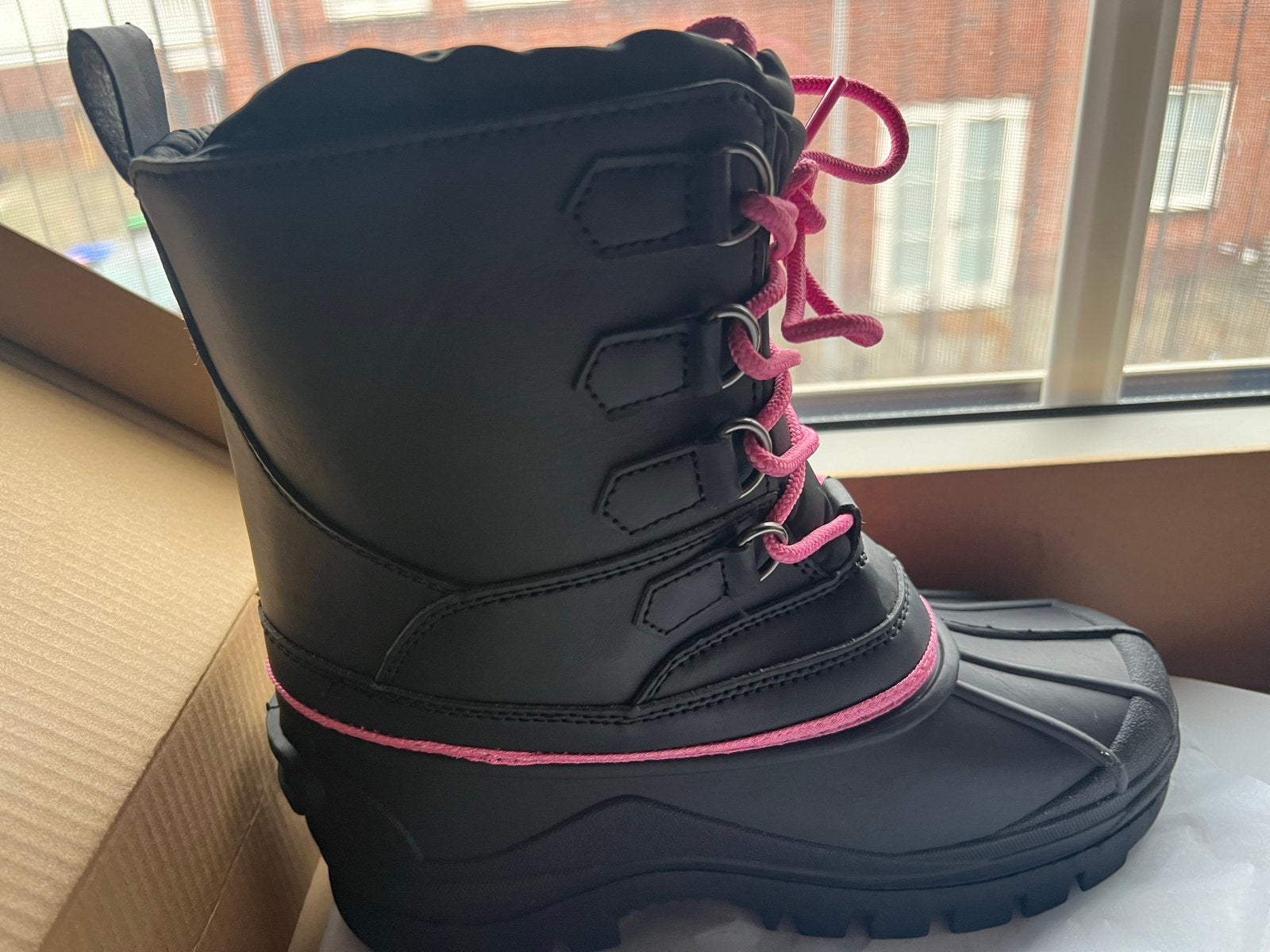 Nieuwe O'Neill Nigel Boot Jr. - Zwart/Roze, Maat 35, Ophalen of Verzenden, Nieuw, Meisje, Laarzen