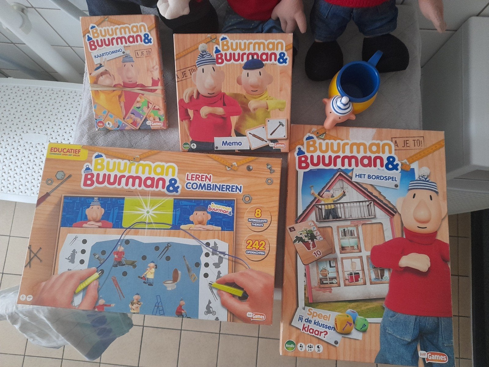 Buurman en Buurman pakket: knuffels, spellen en meer!, Ophalen of Verzenden, Zo goed als nieuw, Jongen of Meisje