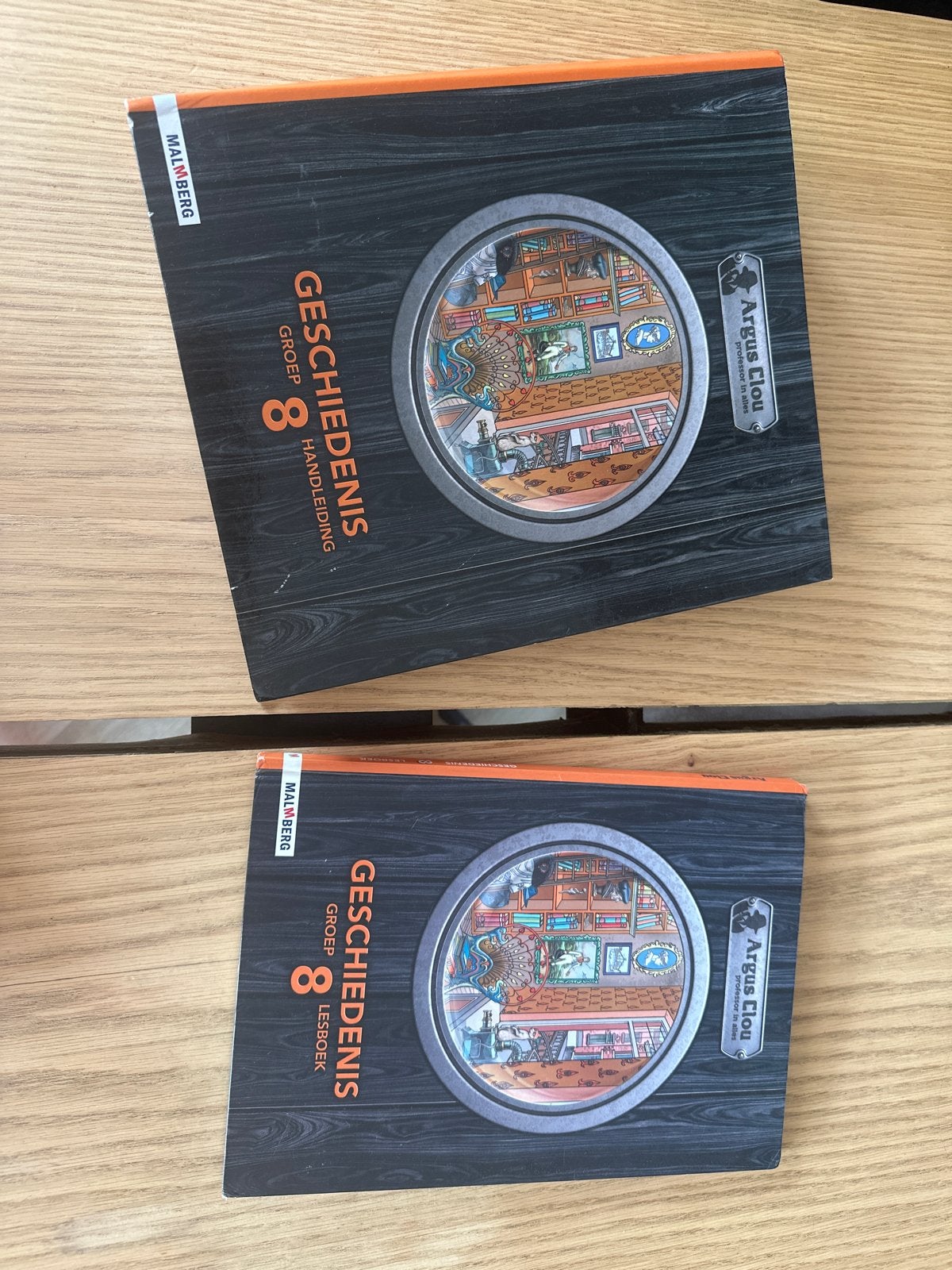 Geschiedenis Groep 8: Handleiding & Lesboek Argus Clou, Ophalen of Verzenden, Gelezen, Overige niveaus, Geschiedenis