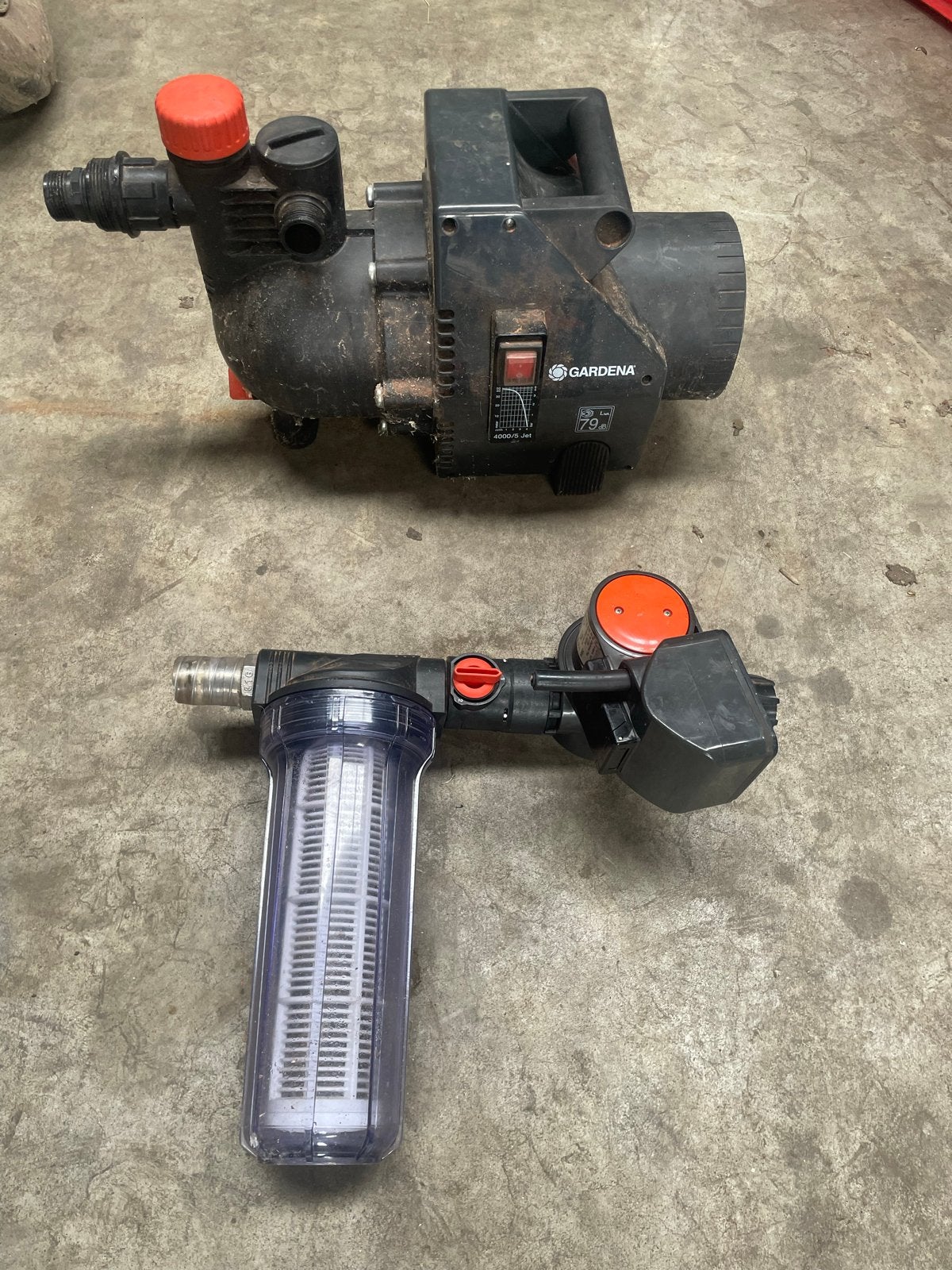 Gardena Hydrofoorpomp 4000/5 Jet met filter, Ophalen, Gebruikt, Elektrisch, Hydrofoorpomp